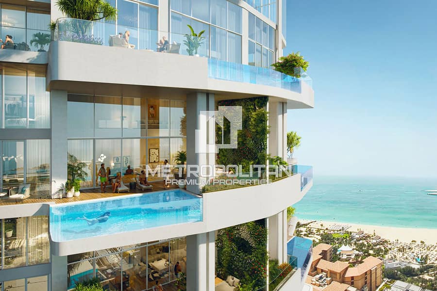 位于迪拜码头，奢华生活大厦 1 卧室的公寓 2920000 AED - 8579599