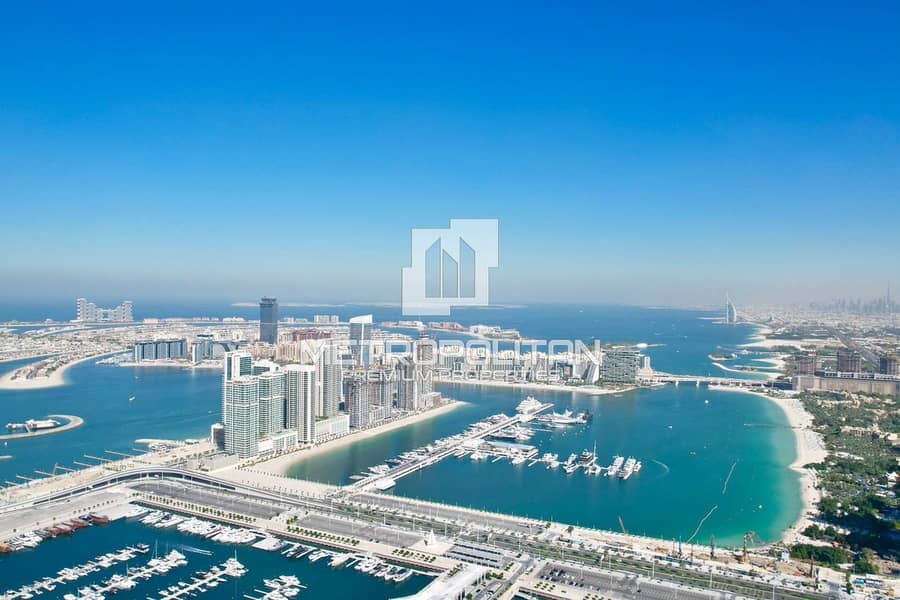 位于迪拜码头，Habtoor Grand Residences 4 卧室的顶楼公寓 34726526 AED - 8580214