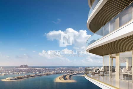 2 Bedroom Apartment for Sale in Dubai Harbour, Dubai - High Floor | Full Unobstructed Palm and Sea View