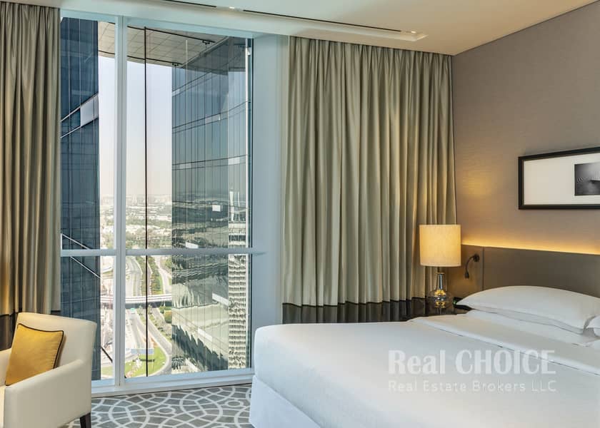 14 Sheraton Grand Hotel, Dubai - 1 Bedroom Apartment Partial View. jpg