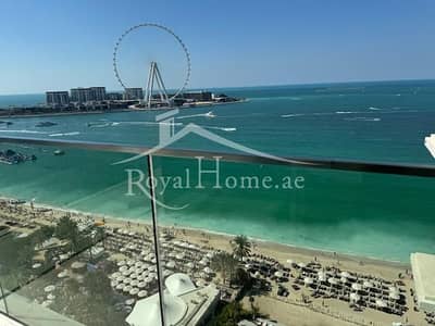 2 Bedroom Flat for Rent in Jumeirah Beach Residence (JBR), Dubai - blue water view 3. jpg