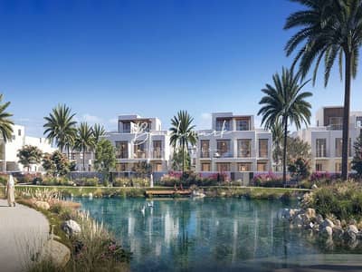 4 Bedroom Villa for Sale in The Valley, Dubai - Rare Beachfront Unit | Semi-Detached Villa