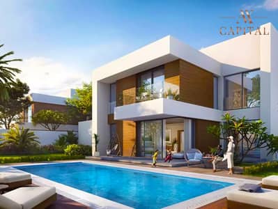 5 Bedroom Villa for Sale in Saadiyat Island, Abu Dhabi - Corner| Single Row|Large Plot| Community Pool View