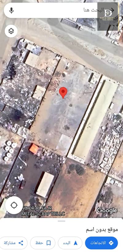 Industrial Land for Sale in Al Sajaa Industrial, Sharjah - For sale in Sharjah, the old Al-Saja’a industrial area, fenced land, area of ​​20,000 feet, enclosure consisting of an office, a bathroom, a kitchen, and two rooms. Electricity is 20kv. Rent is 75,000. The end of the contract is month 5. Excellent locatio