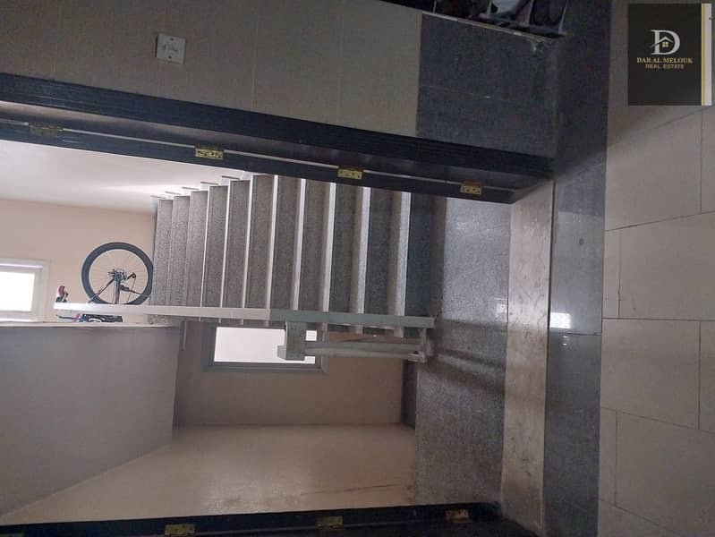For sale in Sharjah, Muwailih commercial area, a residential building, area 3,350 feet, ground permit, 3 floors, consisting of 29 studios and a guard’s room. There are 4 empty studios. Current income is 247 thousand. Excellent location. The second piece o