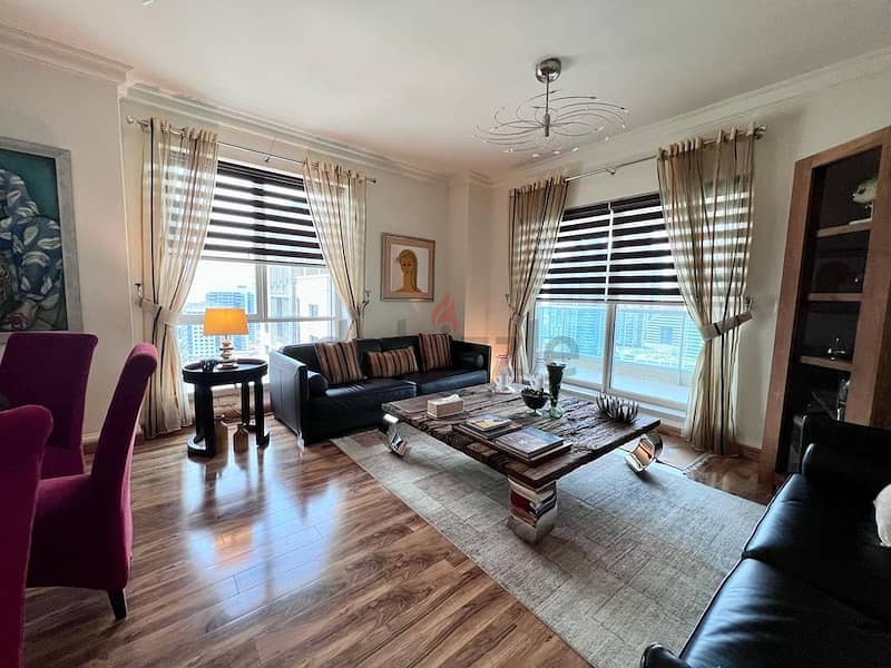 Fully Upgraded 2BH for rent in Emaar 6 Tower (Al Mesk Marina