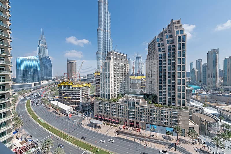 Large Unit | 2 BR with Burj Khalifa View