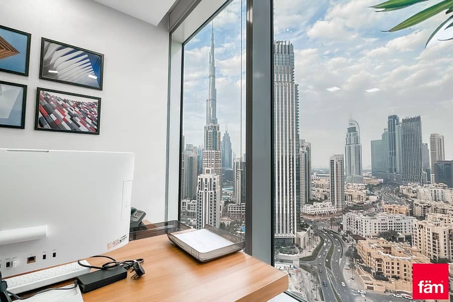 Luxury Fitted with Burj Khalifa and Downtown View
