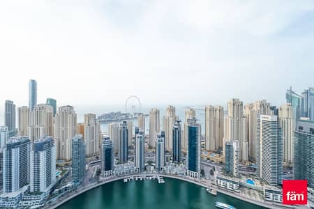 3 Bedroom Apartment for Rent in Dubai Marina, Dubai - Marina View | High-Floor | 01 Series | Vacant
