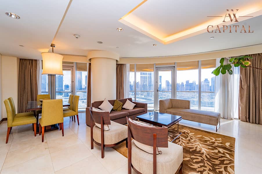 位于迪拜市中心，谦恭市中心酒店（湖畔酒店） 2 卧室的公寓 260000 AED - 8591512