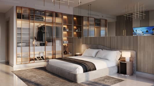 شقة 2 غرفة نوم للبيع في قرية جميرا الدائرية، دبي - Binghatti Interior Render 5. jpg