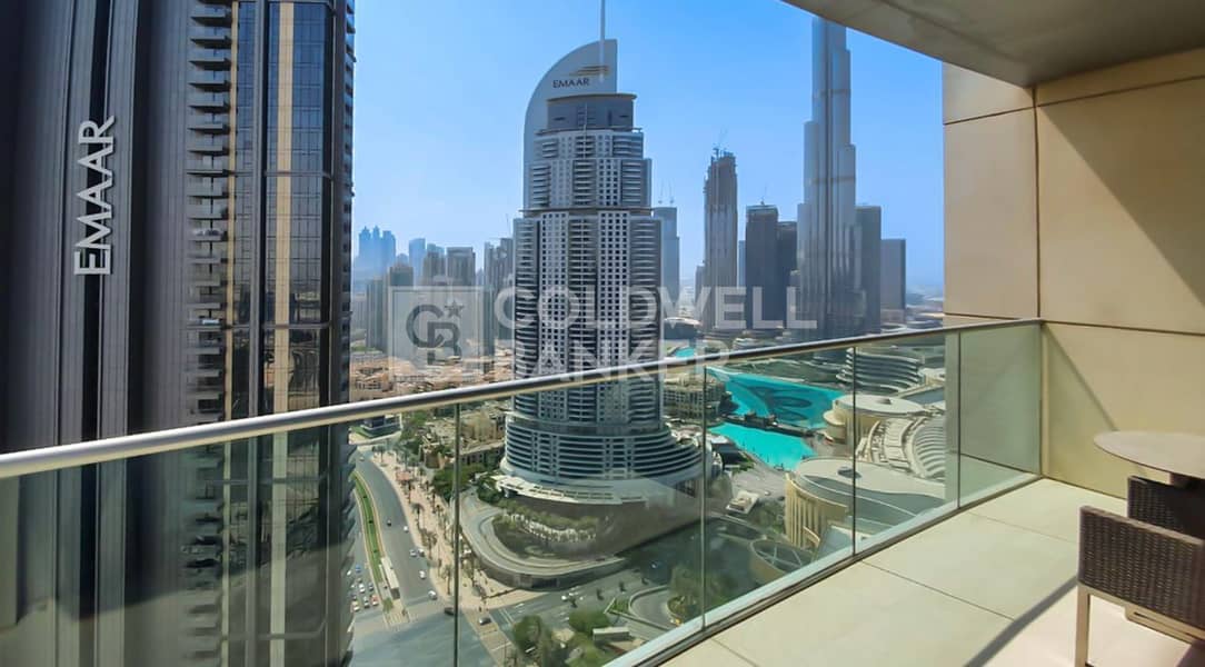 位于迪拜市中心，谦恭公寓喷泉景观综合体，谦恭喷泉景观2号大厦 2 卧室的公寓 315000 AED - 7984492