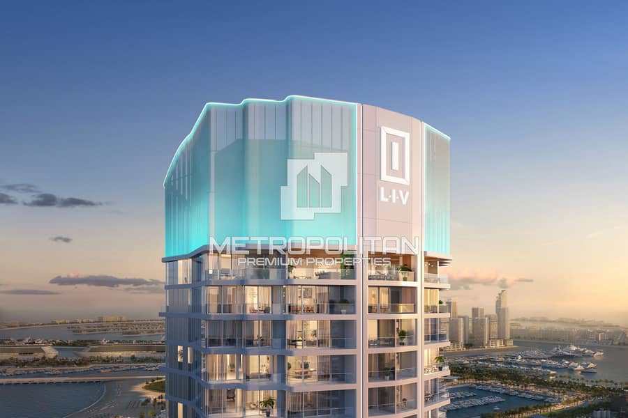 位于迪拜码头，奢华生活大厦 1 卧室的公寓 2850000 AED - 8594164