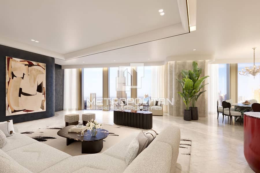 位于迪拜市中心，百家乐酒店及公寓 4 卧室的公寓 43750000 AED - 8594187