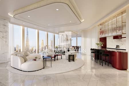 شقة 5 غرف نوم للبيع في وسط مدينة دبي، دبي - شقة في فندق ومساكن باكارات،وسط مدينة دبي 5 غرف 76000000 درهم - 8594188