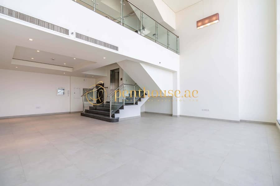 位于迪拜码头，滨海拱廊大厦 3 卧室的顶楼公寓 12900000 AED - 8597062