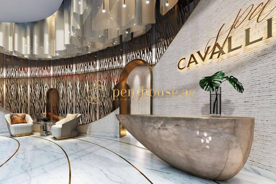 Cavalli-furnished 3BHK with private Pool