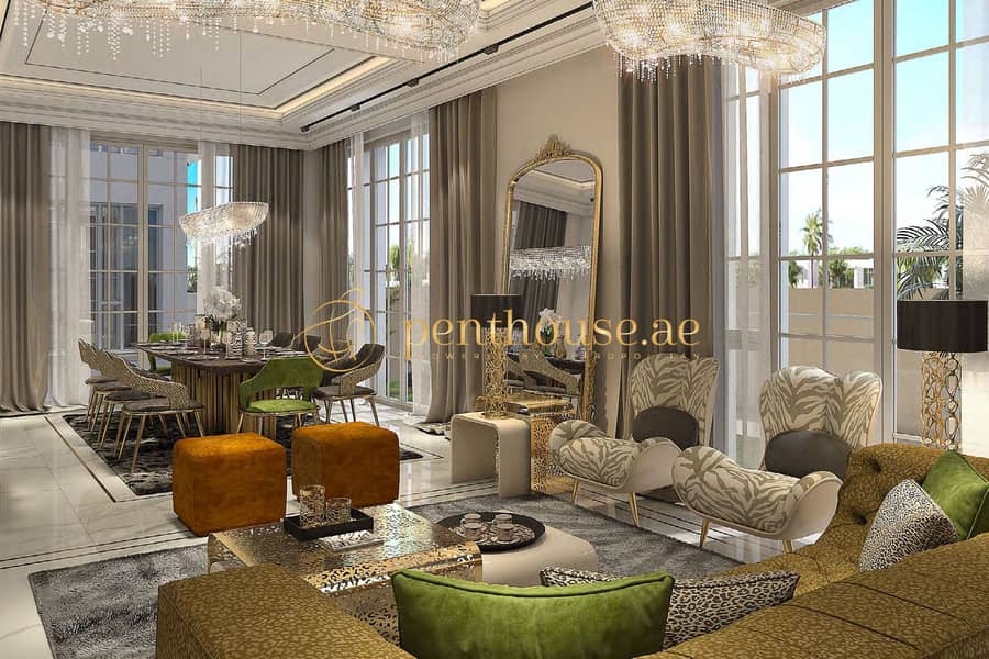 Luxury Villa | Interior by Cavalli | Huge Plot