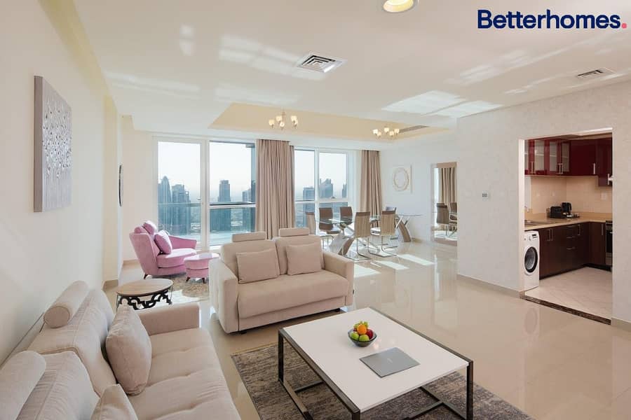 位于迪拜码头，巴塞洛公寓 1 卧室的酒店式公寓 168000 AED - 8382154