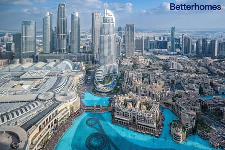 2 Bedroom Apartment for Rent in Downtown Dubai, Dubai - Fountain View | High Floor | Unfurnished