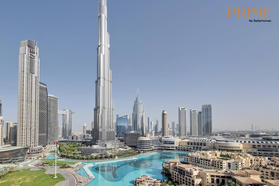 Full Burj Khalifa & Fountain View | Vacant