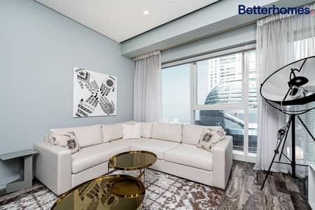 1 Bedroom Apartment for Rent in Dubai Marina, Dubai - Sea View | ALL BILLS included | Fendi Furnished