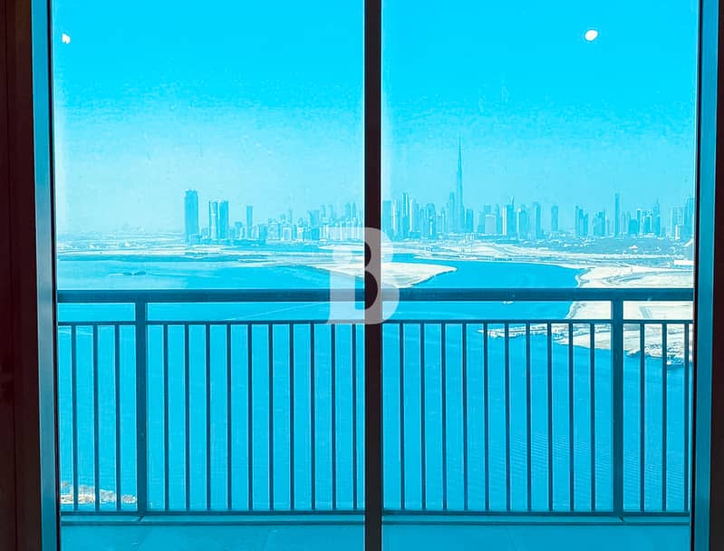 Panoramic Burj Khalifa Sea View | Chiller Free