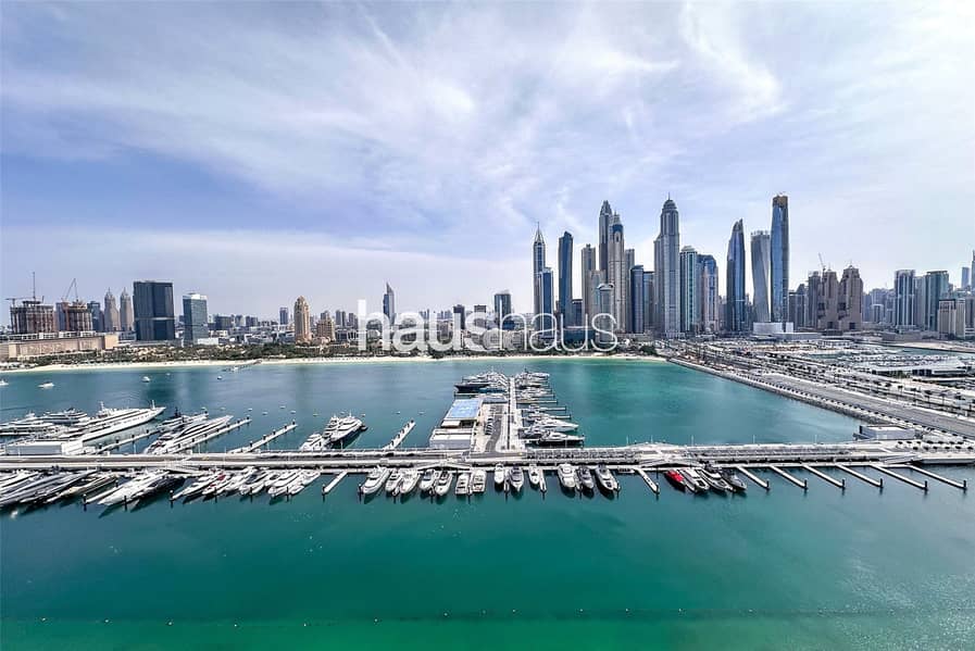 Dubai Harbour View | Private Beach | Unfurnished