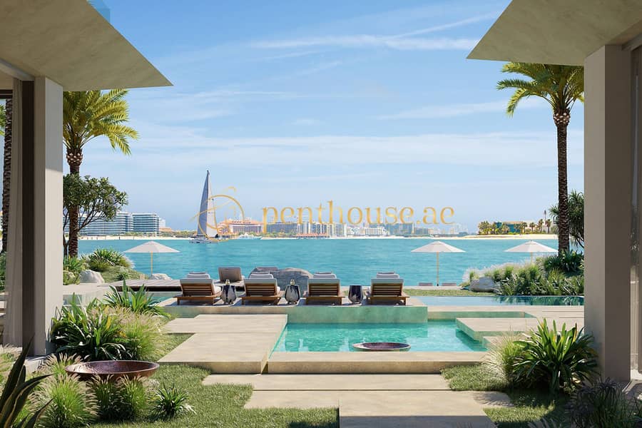 Private Pool and Gym | Palm View Royal Penthouse