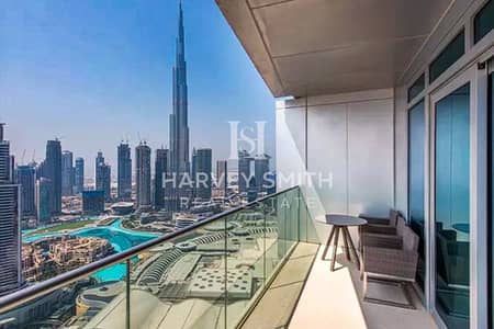 2 Bedroom Flat for Rent in Downtown Dubai, Dubai - Burj Views | Fully Furnished | Vacant Now