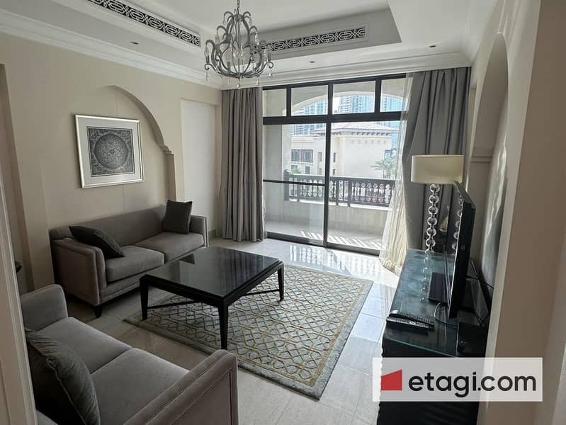 位于迪拜市中心，苏克艾尔巴哈尔市场 1 卧室的公寓 185000 AED - 8534636