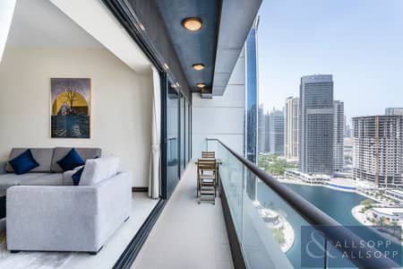 فلیٹ 2 غرفة نوم للايجار في أبراج بحيرات الجميرا، دبي - Living Area