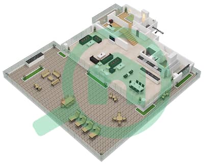 劳雷尔综合大楼 - 5 卧室顶楼公寓类型／单位A / UNIT 18戶型图