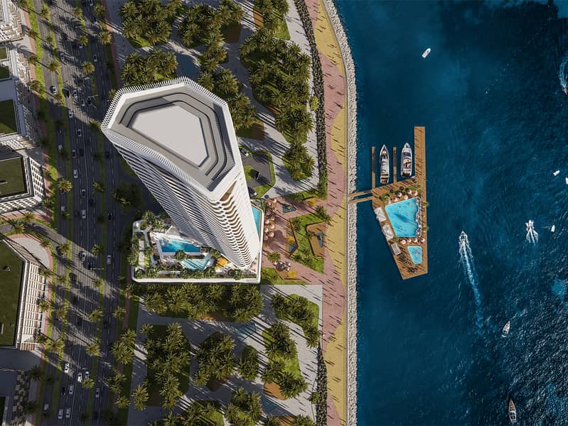 位于迪拜海港城，DAMAC珊瑚礁公寓 3 卧室的公寓 3431000 AED - 8602509