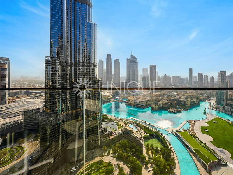 Burj and Fountain Views | Luxury Style | Limited