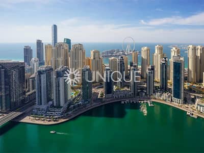 3 Bedroom Flat for Rent in Dubai Marina, Dubai - Full Marina and Ain Dubai Views | High Floor