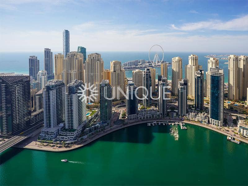 Full Marina and Ain Dubai Views | High Floor