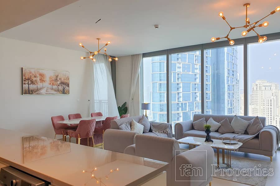 Marina and Canal Facing, High Floor, Furnished