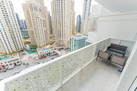 1 Bedroom Apartment for Rent in Jumeirah Beach Residence (JBR), Dubai - Fully Furnished | Best Location | 1BHK