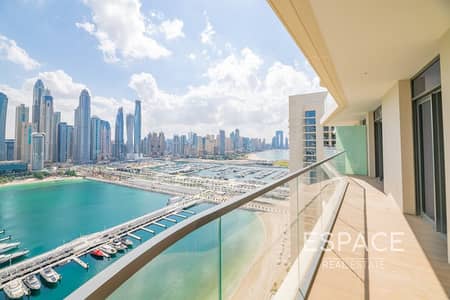 2 Bedroom Apartment for Rent in Dubai Harbour, Dubai - High Floor | Unfurnished | Exclusive