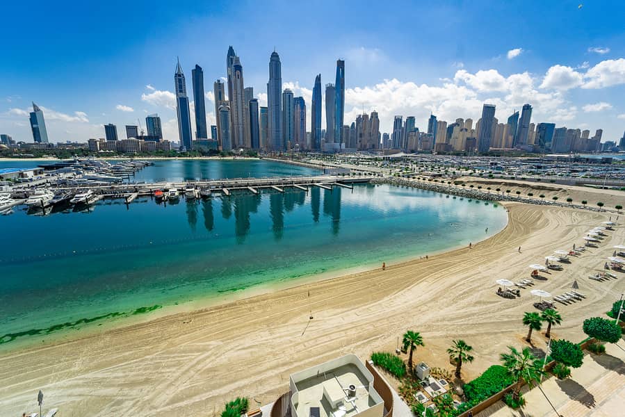 位于迪拜港，艾玛尔海滨社区，滨海景观公寓 3 卧室的公寓 6300000 AED - 8609607