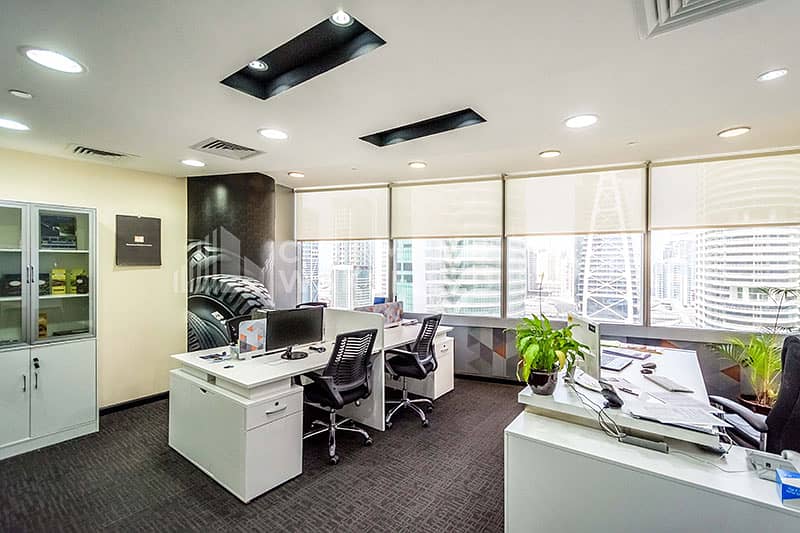 Fitted Office with Partitions | Mid Floor | DMCC