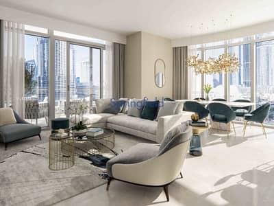 3 Bedroom Flat for Sale in Downtown Dubai, Dubai - Burj Khalifa & Fountain View|Brand new