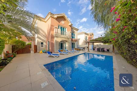 5 Bedroom Villa for Sale in Dubai Sports City, Dubai - Amazing Park Location | Five Bed C1 | Pool