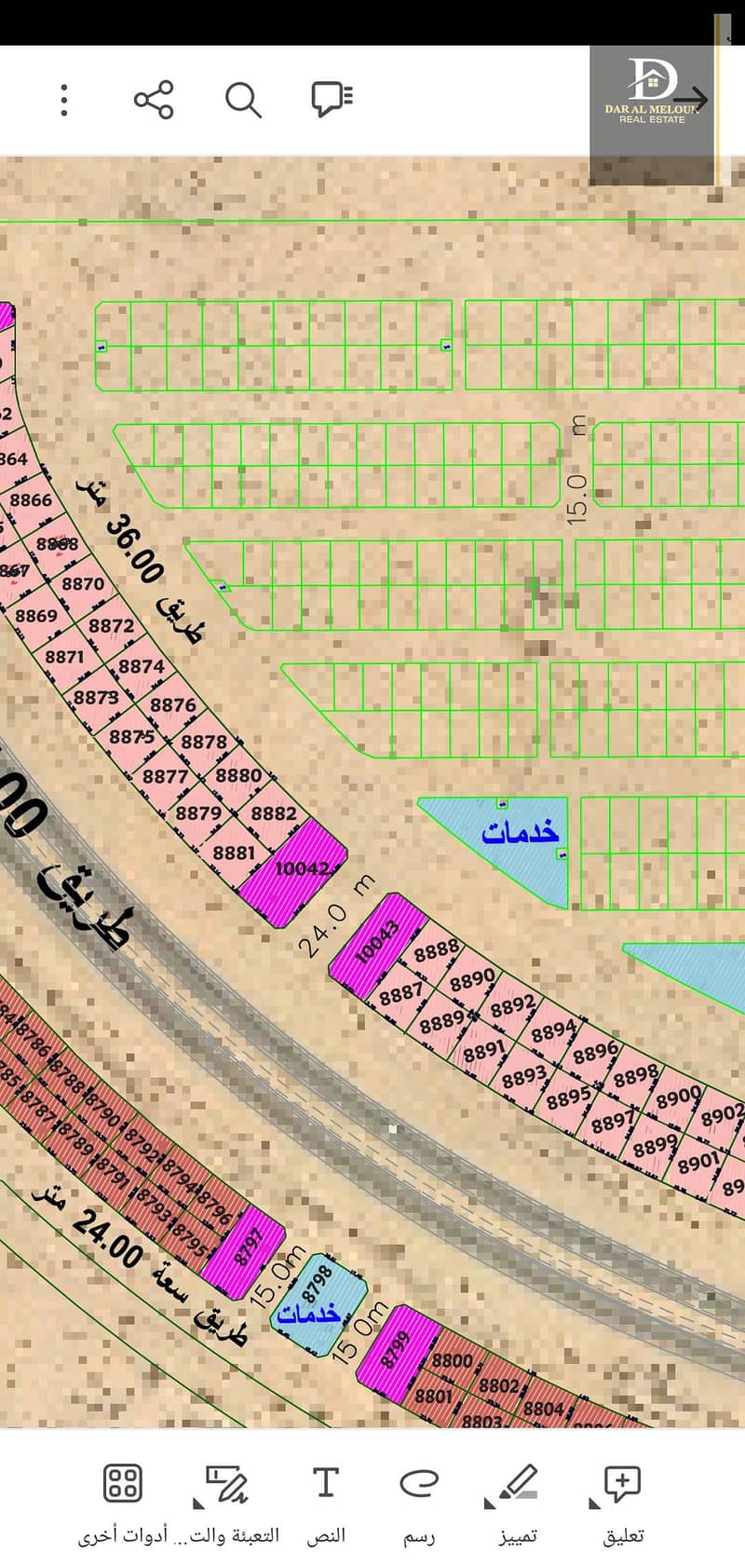 For sale in Sharjah, Muzaira’a area, Al-Rahmaniyah suburb, commercial and residential land, area of ​​5,300 feet, ground permit, two storerooms, and the first excellent location, the second piece of the main street in front of all services. The Muzaira’a