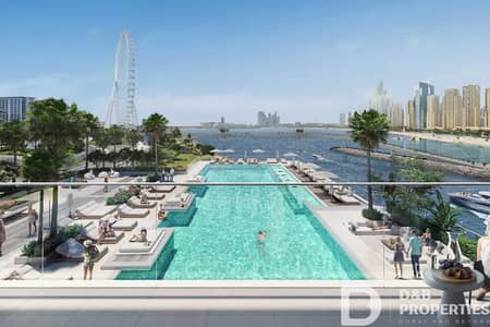 1 Bedroom Apartment for Sale in Bluewaters Island, Dubai - Full Sea View | Great Capital Appreciation