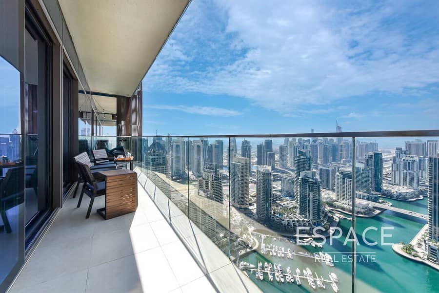 Exclusive - High Floor - Full Marina View