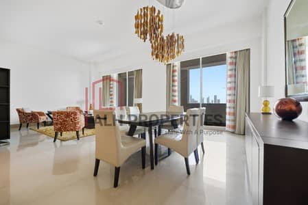3 Bedroom Hotel Apartment for Rent in Al Jaddaf, Dubai - Fully Serviced |Marriott Executive | Bills Included