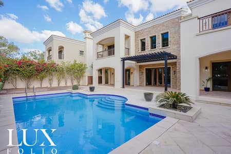 6 Bedroom Villa for Rent in Jumeirah Golf Estates, Dubai - Premium Location | Golf Views | private pool