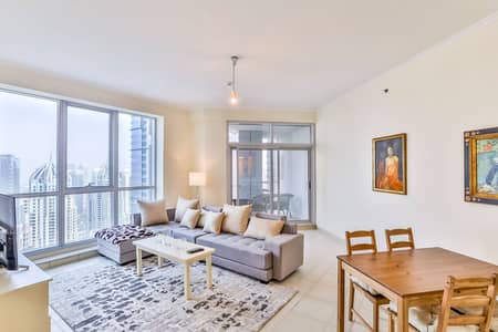 2 Bedroom Flat for Rent in Dubai Marina, Dubai - Ready to Move| Spacious 2 BR | High Floor Sea View
